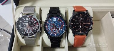 Lotto 3 orologi uomo EYROS