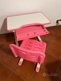 Tavolo e sedia bimba