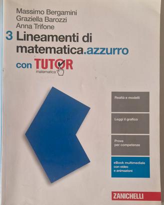 Lineamenti di Matematica 3 - azzurro con tutor