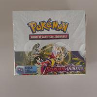  box Pokemon scarlatto e violetto sigillato itali