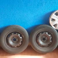 Cerchi 5x100 14 pollici e pneumatici 175/70/14 m+s