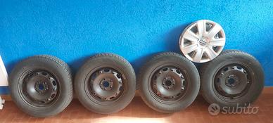 Cerchi 5x100 14 pollici e pneumatici 175/70/14 m+s