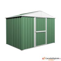 Box baracca lamiera Acciaio 275x175cm verde