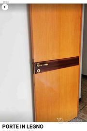 Porte in legno con telaio