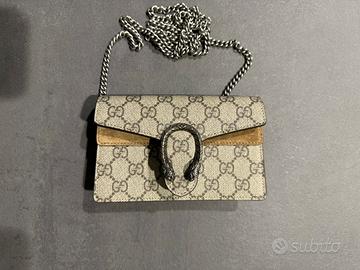 Mini borsa dionysus in tessuto gg supreme hotsell