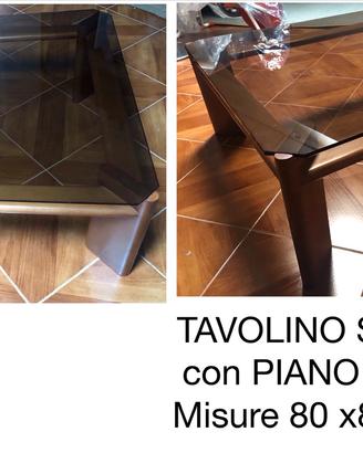 Tavolino modernariato da soggiorno e living