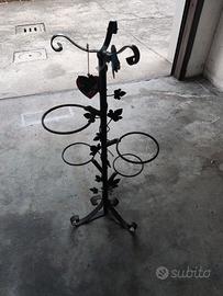 Porta vasi in ferro battuto 