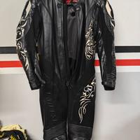 tuta pelle Dainese moto 