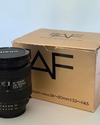 NIKON  Ottica Zoom  AF 24-50 mm  F3.3-4.5