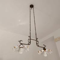 Lampadari artigianali in ferro battuto