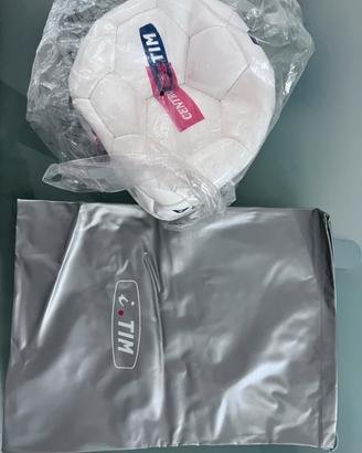 Pallone più sacca per scarpe Tim