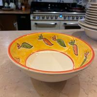 Piatto dipinto da servizio