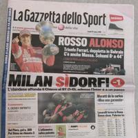 Gazzetta dello sport 15 marzo 2010