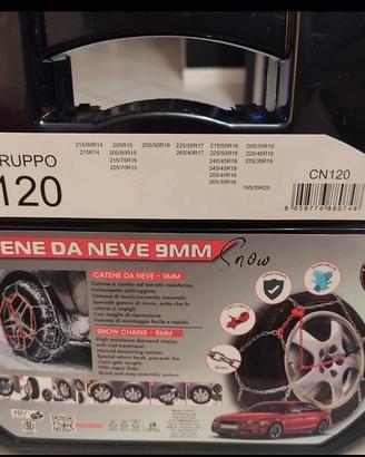 catene da neve 9mm