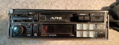 Alpine 7179MS autoradio cassetta radio Vintage
