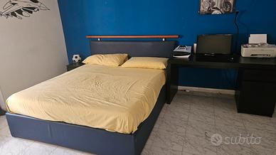 Letto a cassettone+materasso memory