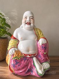 Buddha ridente Budai in porcellana (del XX secolo)