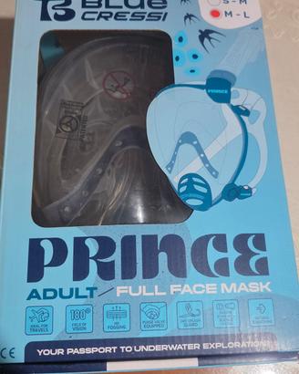 mascera cressi full face prince 