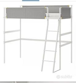 Letto a soppalco una piazza ikea