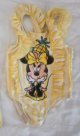 coordinato pagliaccetto e costume bimba 9-12 mesi