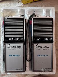 Walkie talkie vintage Skifon 7 Transistor anni6070
