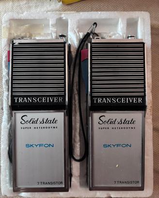 Walkie talkie vintage Skifon 7 Transistor anni6070