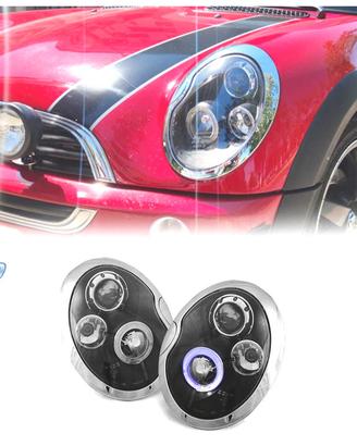 FARI MINI COOPER 01-06 OCCHI ANGEL NERI