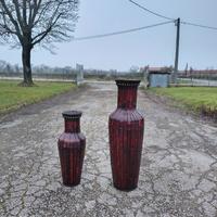 Coppia vasi Bamboo anni 70