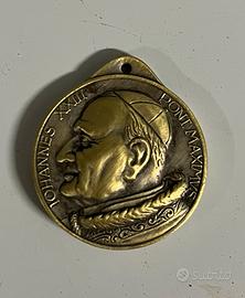Medaglia votiva bronzo - Iohannes XXIII