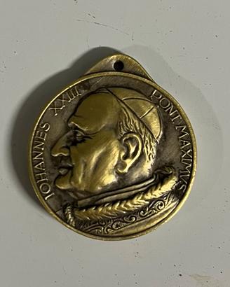 Medaglia votiva bronzo - Iohannes XXIII