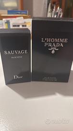 Dior sauvage +prada l’homme