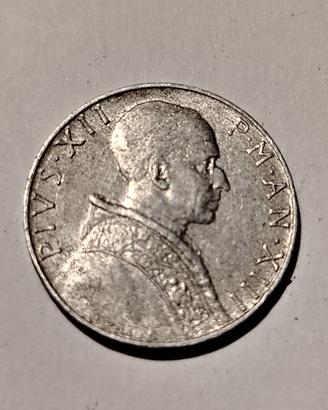 Moneta 5 lire Vaticano 1951