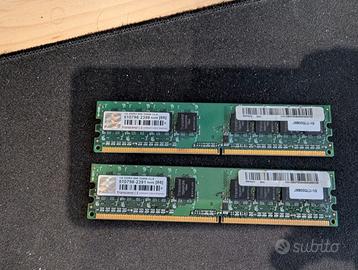 RAM DDR2 1gb x 2