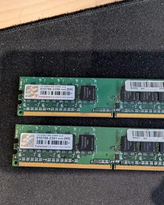 RAM DDR2 1gb x 2