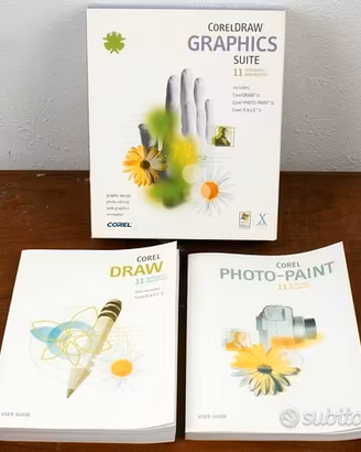 Software vintage Corel Draw, Audition, FileMaker