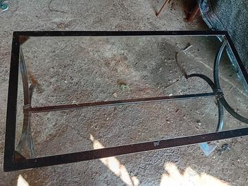 tavolo da fumo in ferro  battuto