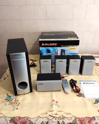 🟥😱PREZZO SHOCK!!!😱IMPIANTO MAJESTIC HT 5.1 80W