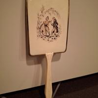 Specchio a mano vintage