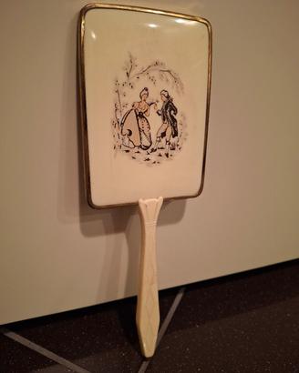 Specchio a mano vintage