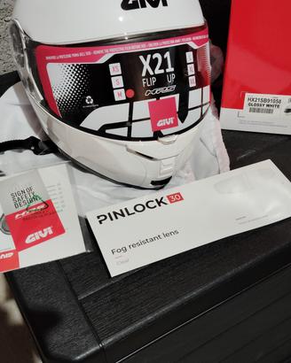 Casco modulare GIVI X21 taglia M - 58, bianco