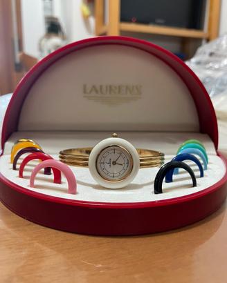 Orologio con lunette colorate