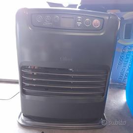 stufa Qlima con carrello e tanica da 18 l