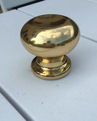 Pomolo ottone nuovo per porta ingresso