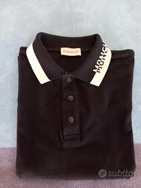 Polo Moncler originale nera