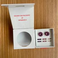 Orecchini Hip Hop purple, mai usati