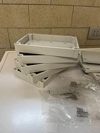 5 cassette derivazione basse 180 X 130 X 25 mm