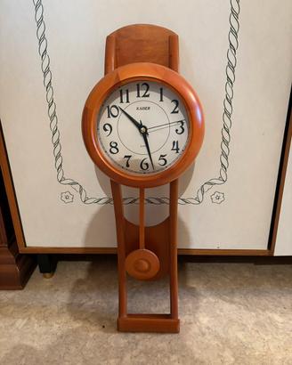 Orologio da parete Kaiser in legno con pendolo