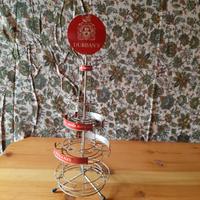 Espositore Durban's in lamiera e ferro anni 50/60