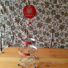 Espositore Durban's in lamiera e ferro anni 50/60