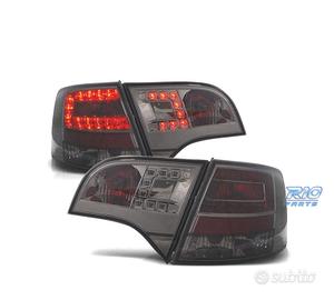 FANALI AUDI A4 B7 AVANT 05-08 LED FONDO CROMATO FU